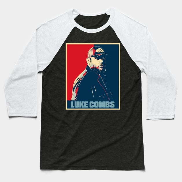 Luke Combs Hope Poster Art Baseball T-Shirt by Odd Even